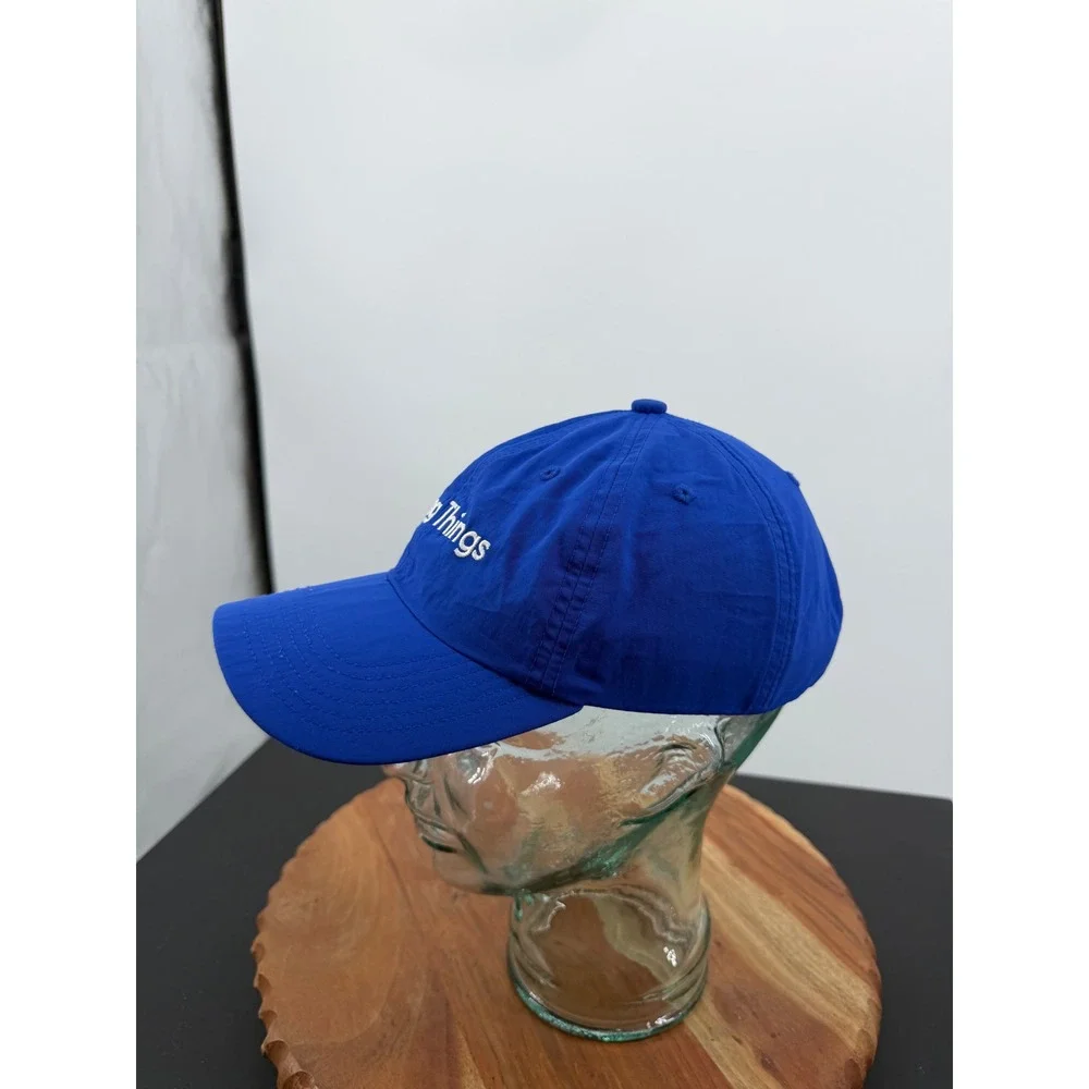 Outdoor Voices Doing Things Hat Women OS Blue Embroidered Adjustable Dad Cap